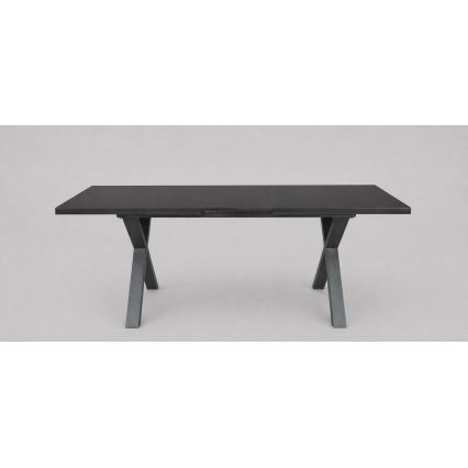 Masă de dining extensibilă DOMO 150/190x80 cm, neagră