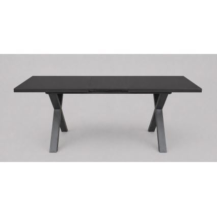 Masă de dining extensibilă DOMO 150/190x80 cm, neagră