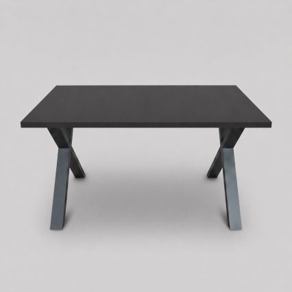 Masă de dining extensibilă DOMO 150/190x80 cm, neagră