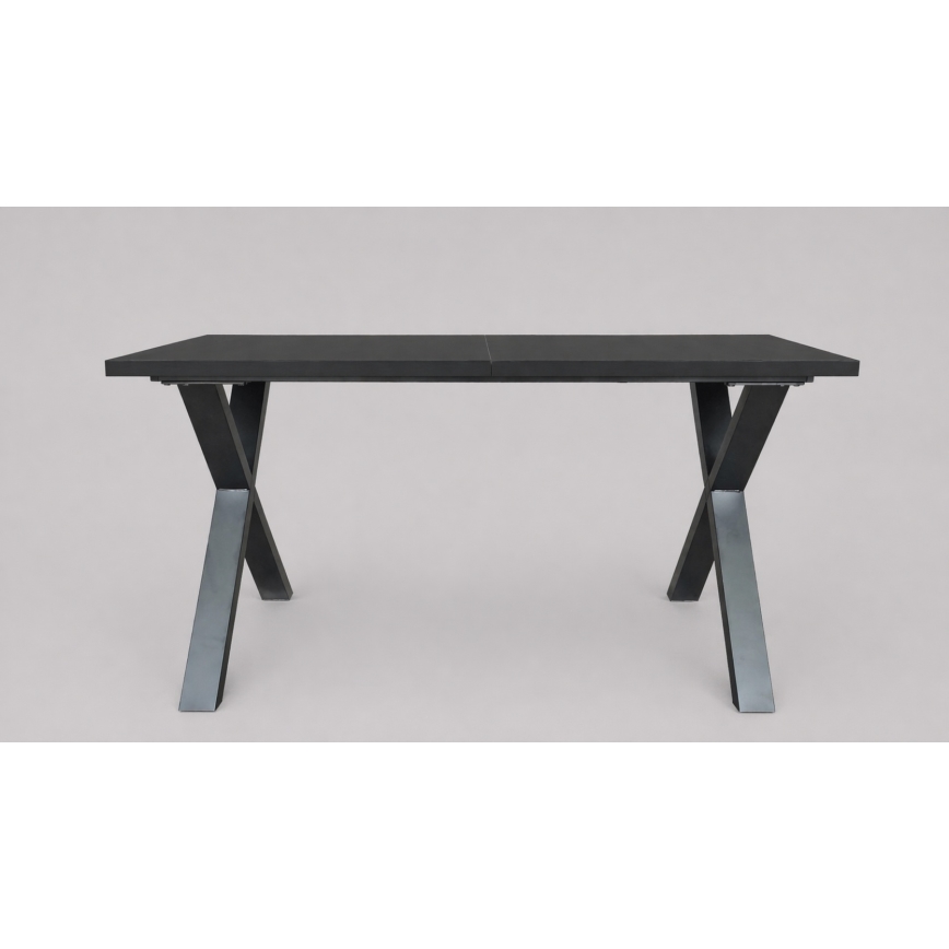 Masă de dining extensibilă DOMO 150/190x80 cm, neagră
