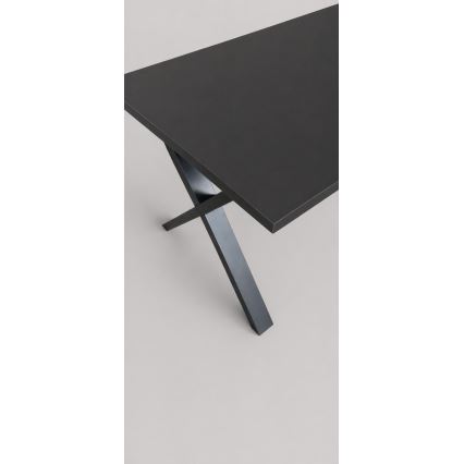 Masă de dining extensibilă DOMO 150/190x80 cm, neagră