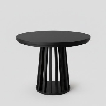 Masă de dining extensibilă NEXUS 100/140x77 cm neagră