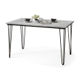 Masă de dining HALIJA, gri beton