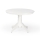Masă de dining KOTI, diametru 106 cm, albă