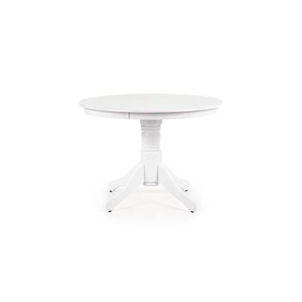Masă de dining KOTI, diametru 106 cm, albă