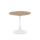 Masă de dining LUGI Ø 80 cm, maro/albă