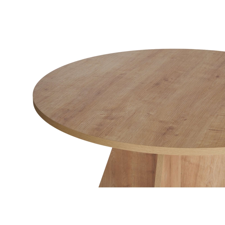 Masă de dining MATIN, diametru 120 cm, stejar