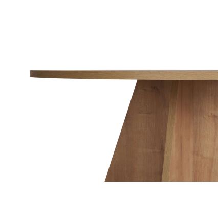 Masă de dining MATIN, diametru 120 cm, stejar