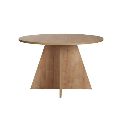 Masă de dining MATIN, diametru 120 cm, stejar