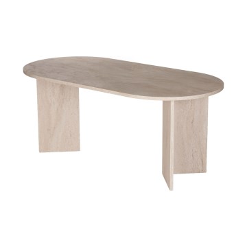Masă de dining NEL 180x90 cm bej