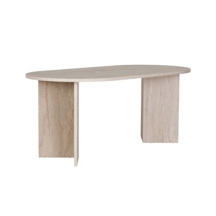 Masă de dining NEL 180x90 cm bej