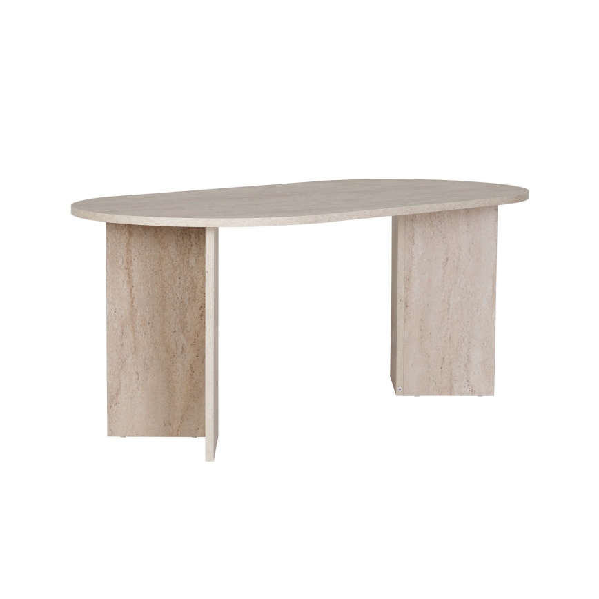 Masă de dining NEL 180x90 cm bej
