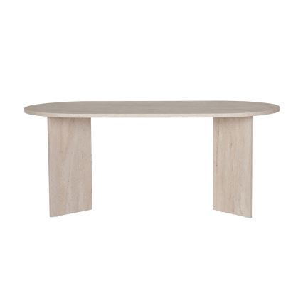 Masă de dining NEL 180x90 cm bej