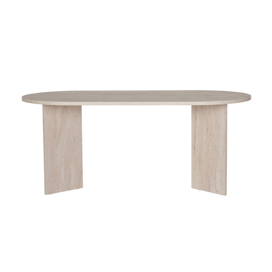 Masă de dining NEL 180x90 cm bej