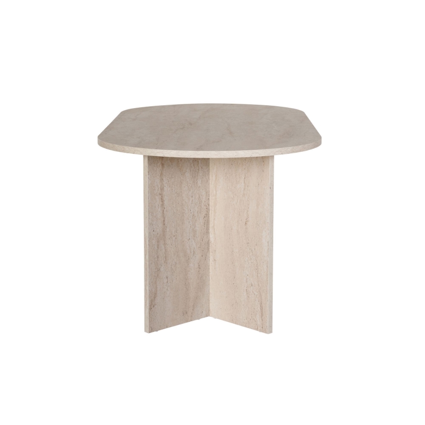 Masă de dining NEL 180x90 cm bej