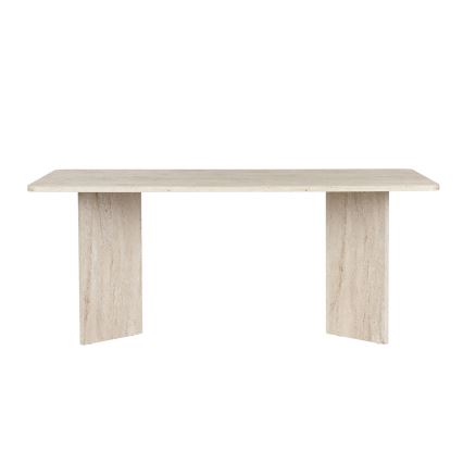 Masă de dining NEL 180x90 cm, bej