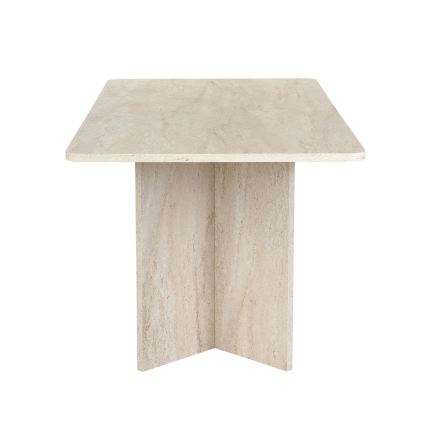 Masă de dining NEL 180x90 cm, bej