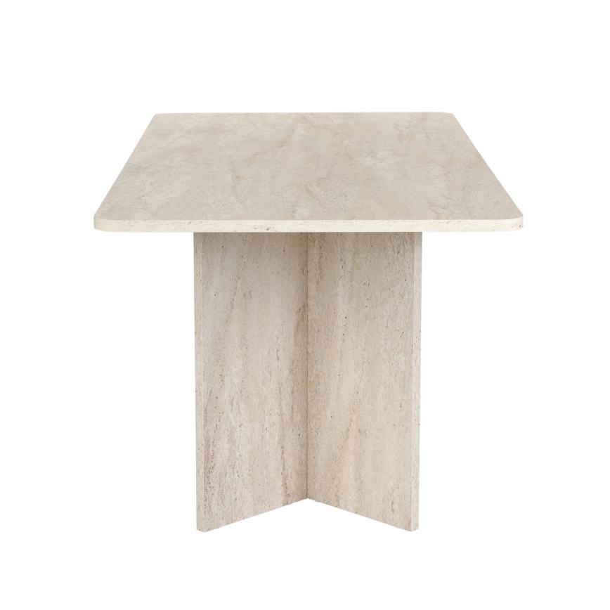 Masă de dining NEL 180x90 cm, bej