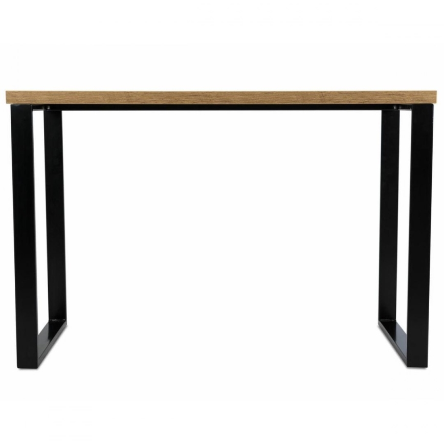 Masă de lucru BLAT 120x60 cm neagră/maro