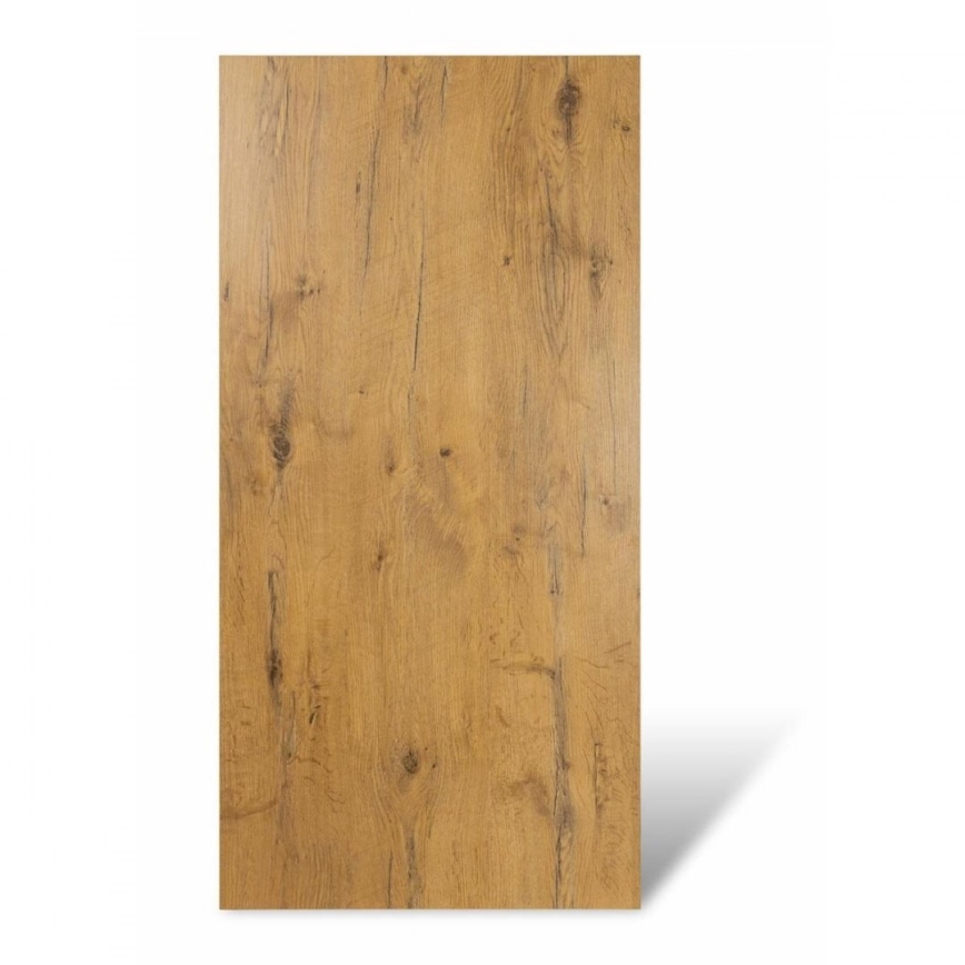 Masă de lucru BLAT 120x60 cm neagră/maro