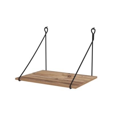 Masă de lucru de perete TUNA 50x70 cm maro/neagră