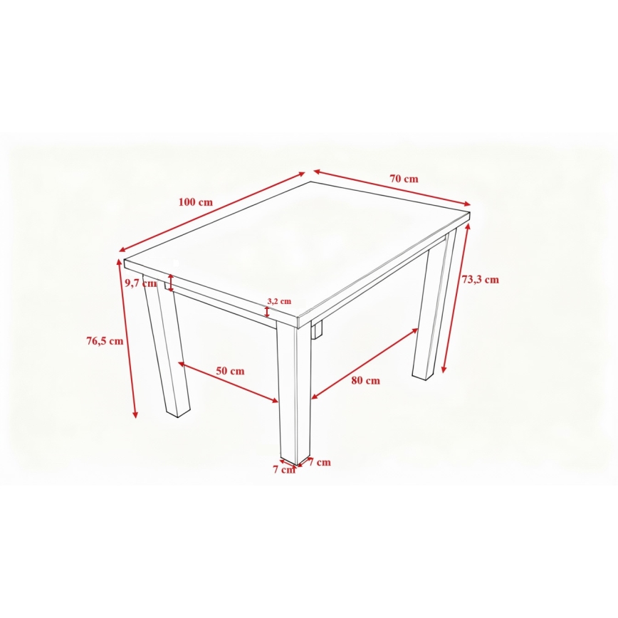 Masă de sufragerie NOAH stejar
