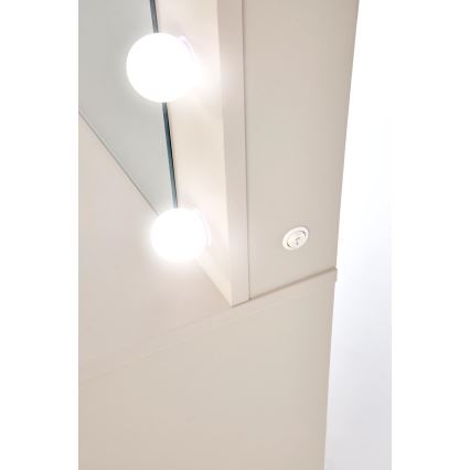 Masă de toaletă AMORIO 120x55 cm cașmir