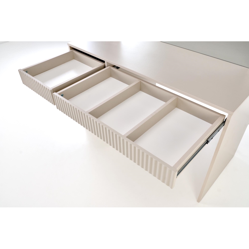 Masă de toaletă AMORIO 120x55 cm cașmir