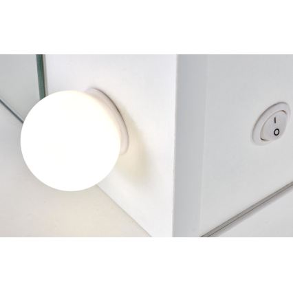 Masă de toaletă AMORIO albă