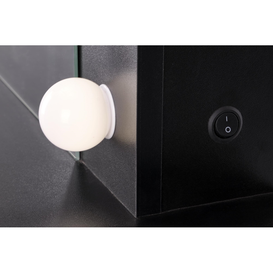 Masă de toaletă AMORIO neagră