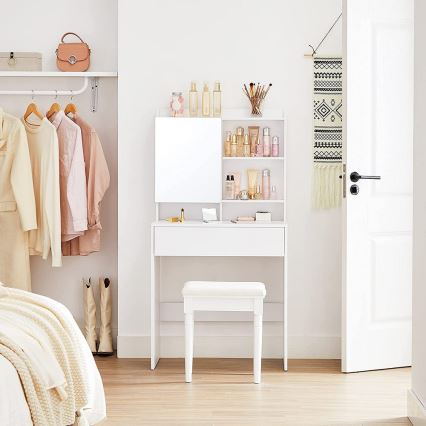 Masă de toaletă FREYA, albă