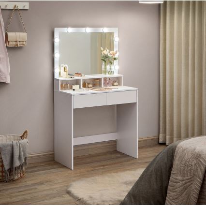 Masă de toaletă HATOR, albă