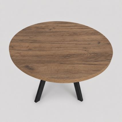 Masă extensibilă de dining CENTRO 100/140x77 cm stejar Lefkas/negru