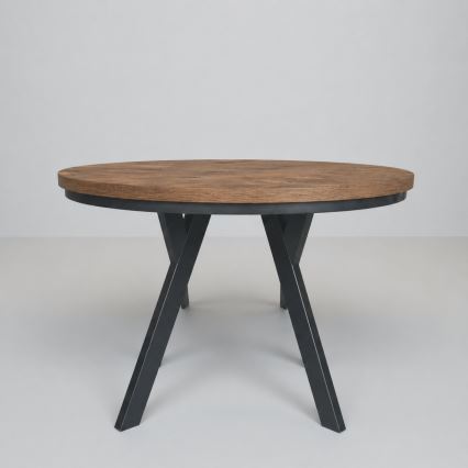 Masă extensibilă de dining CENTRO 100/140x77 cm stejar Lefkas/negru