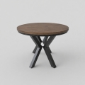 Masă extensibilă de dining CONVI 100/140x73 cm stejar Lefkas/negru