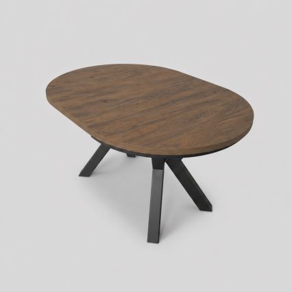 Masă extensibilă de dining CONVI 100/140x73 cm stejar Lefkas/negru