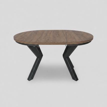Masă extensibilă de dining CONVI 100/140x73 cm stejar Lefkas/negru