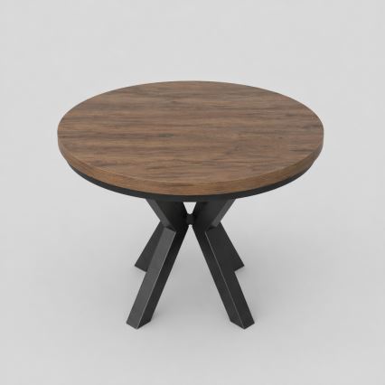 Masă extensibilă de dining CONVI 100/140x73 cm stejar Lefkas/negru
