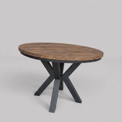 Masă extensibilă de dining CONVI 100/140x73 cm stejar Lefkas/negru