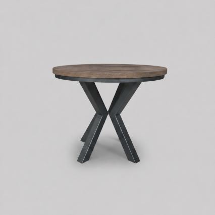 Masă extensibilă de dining CONVI 100/140x73 cm stejar Lefkas/negru