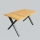 Masă extensibilă de dining DOMO 150/190x80 cm stejar craft/negru