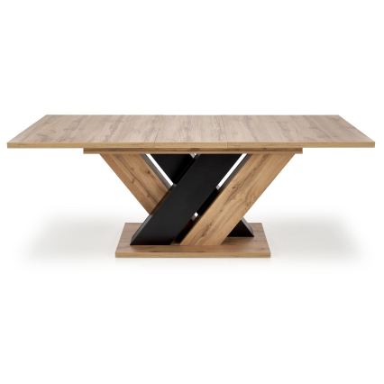 Masă extensibilă de dining DROM 160/200x90 cm stejar wotan/negru