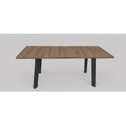 Masă extensibilă de dining KERNO 150/190x80 cm stejar Lefkas/negru
