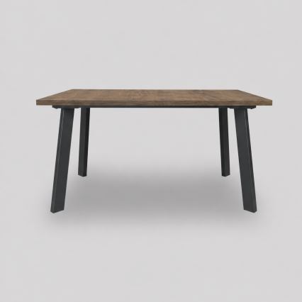 Masă extensibilă de dining KERNO 150/190x80 cm stejar Lefkas/negru