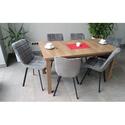 Masă de dining extensibilă LIAM stejar