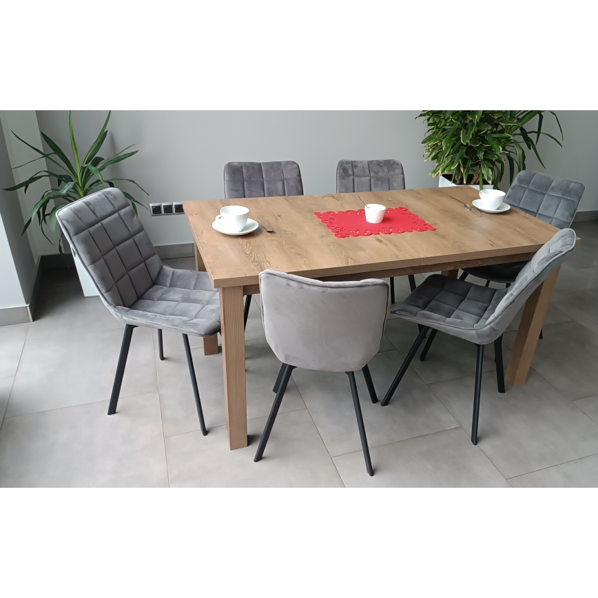 Masă de dining extensibilă LIAM stejar