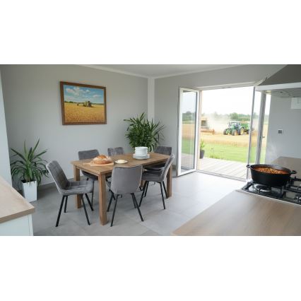 Masă de dining extensibilă LIAM stejar