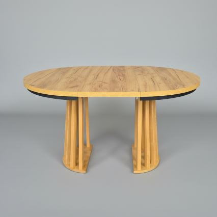 Masă extensibilă de dining NEXUS 100/140x77 cm stejar craft/negru