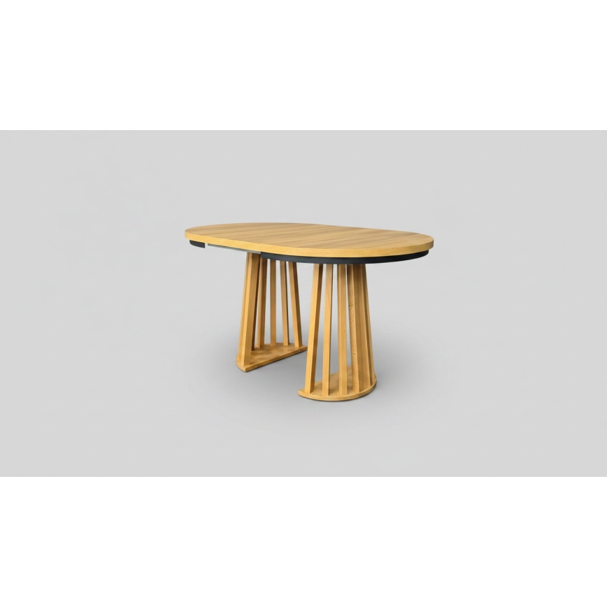 Masă extensibilă de dining NEXUS 100/140x77 cm stejar craft/negru