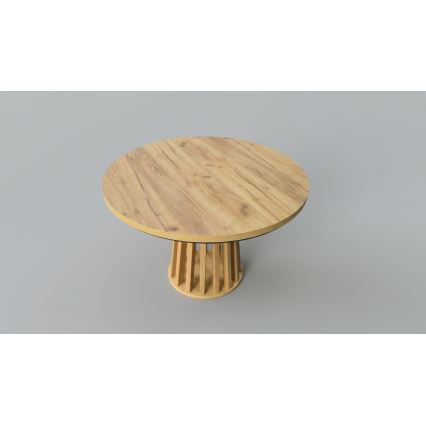 Masă extensibilă de dining NEXUS 100/140x77 cm stejar craft/negru
